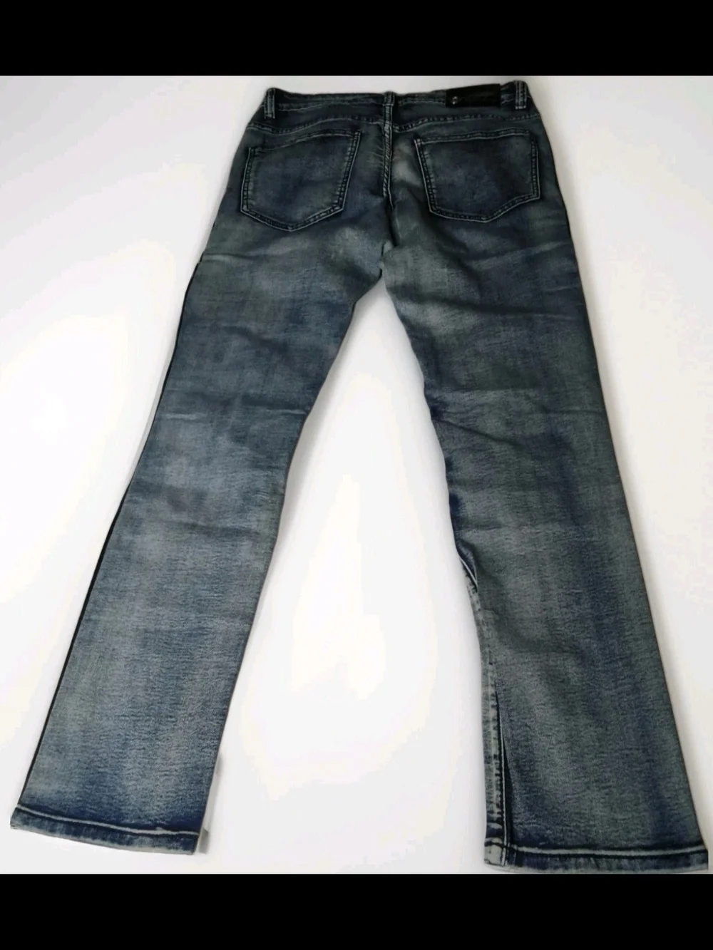 Embellished Light Blue Bootcut Men’s Jeans